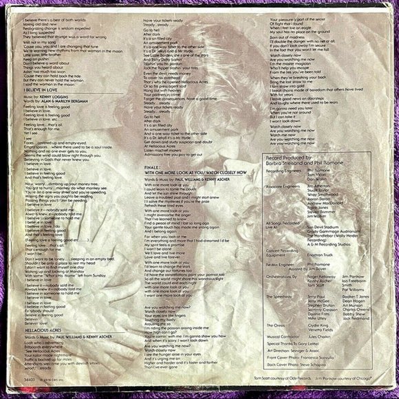 Barbra Streisand A STAR IS BORN 12” Record GATEFOLD 1976 Canada Ed. 46Yrs! RARE - Picture 5 of 10